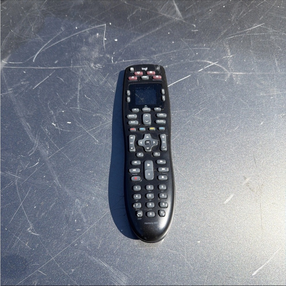 Logitech Black Universal Remote with Backlit Buttons
